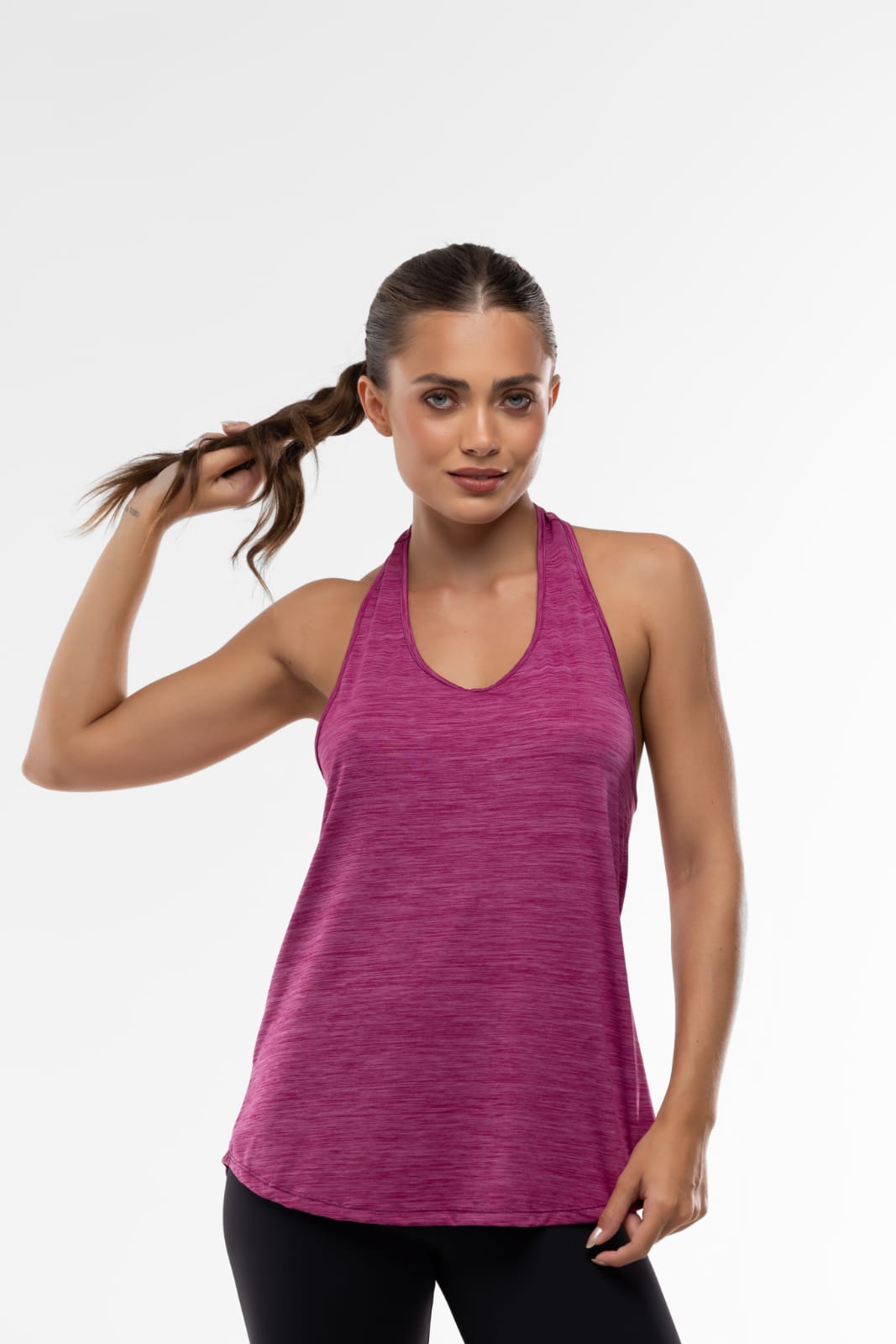 Musculosa con elástico