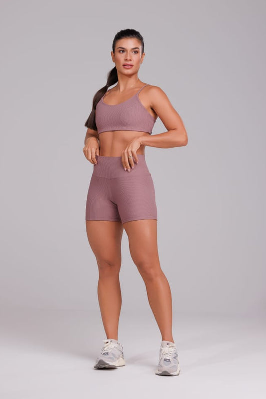 Short acanalado