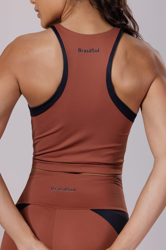Cropped cuello alto